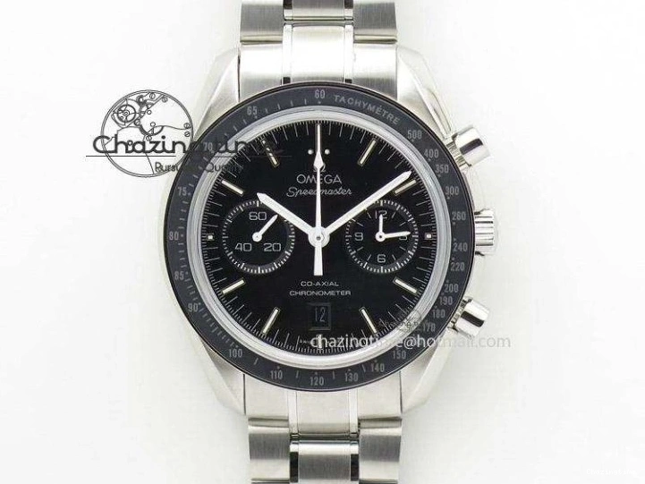 0111 Seamaster 300m Chrono SS YG OMF 1:1 Best Edition Blue Dial on SS YG Bracelet A Popular 7685